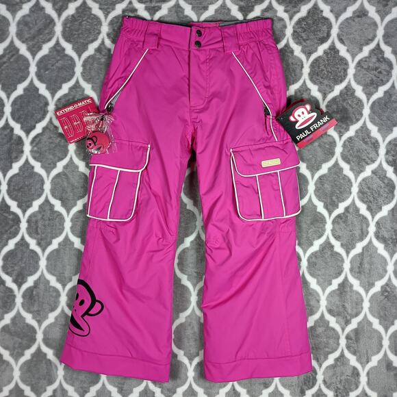 Paul Frank Other - Paul Frank Snow Pants Youth Girls XS Pink Julius Insulated Ski Grow With Me